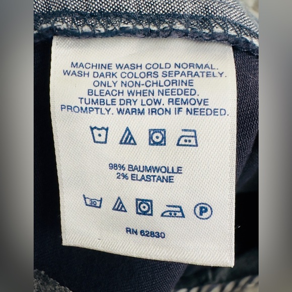 LANDS-END - Women’s Navy Mid Rise Trouser Leg Chino Lighthouse Pants Size 10 NWT - Picture 9 of 11